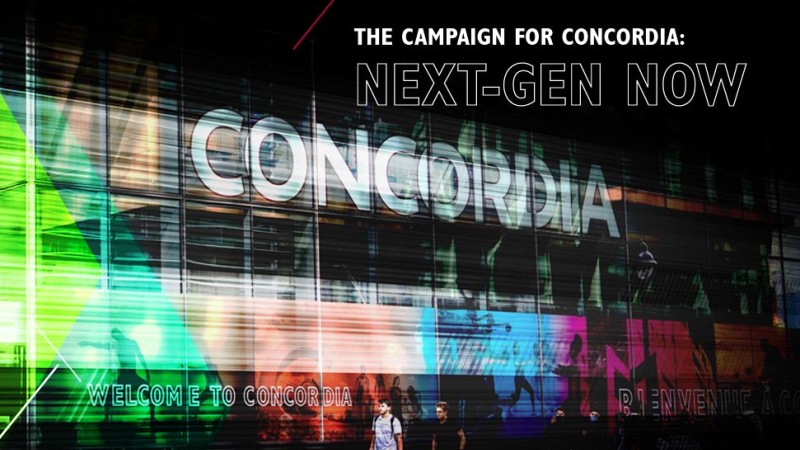 The Campaign for Concordia: Next-Gen Now.