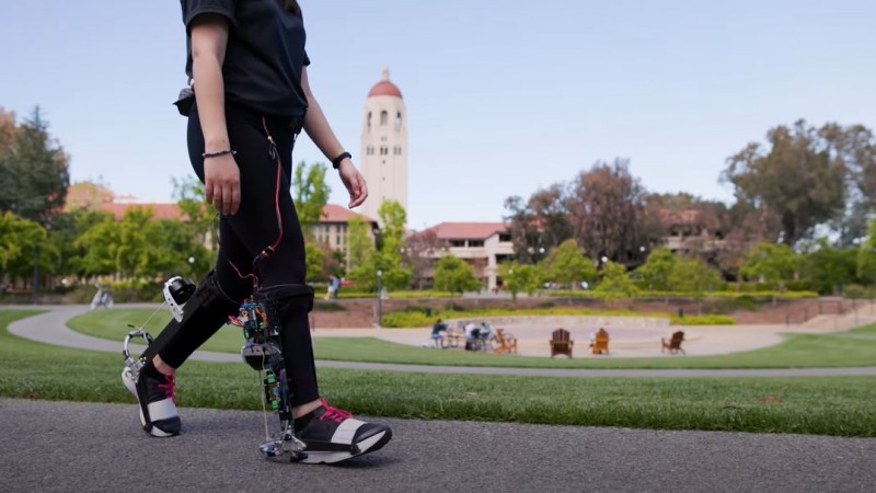 Stanford exoskeleton walks out into the real world