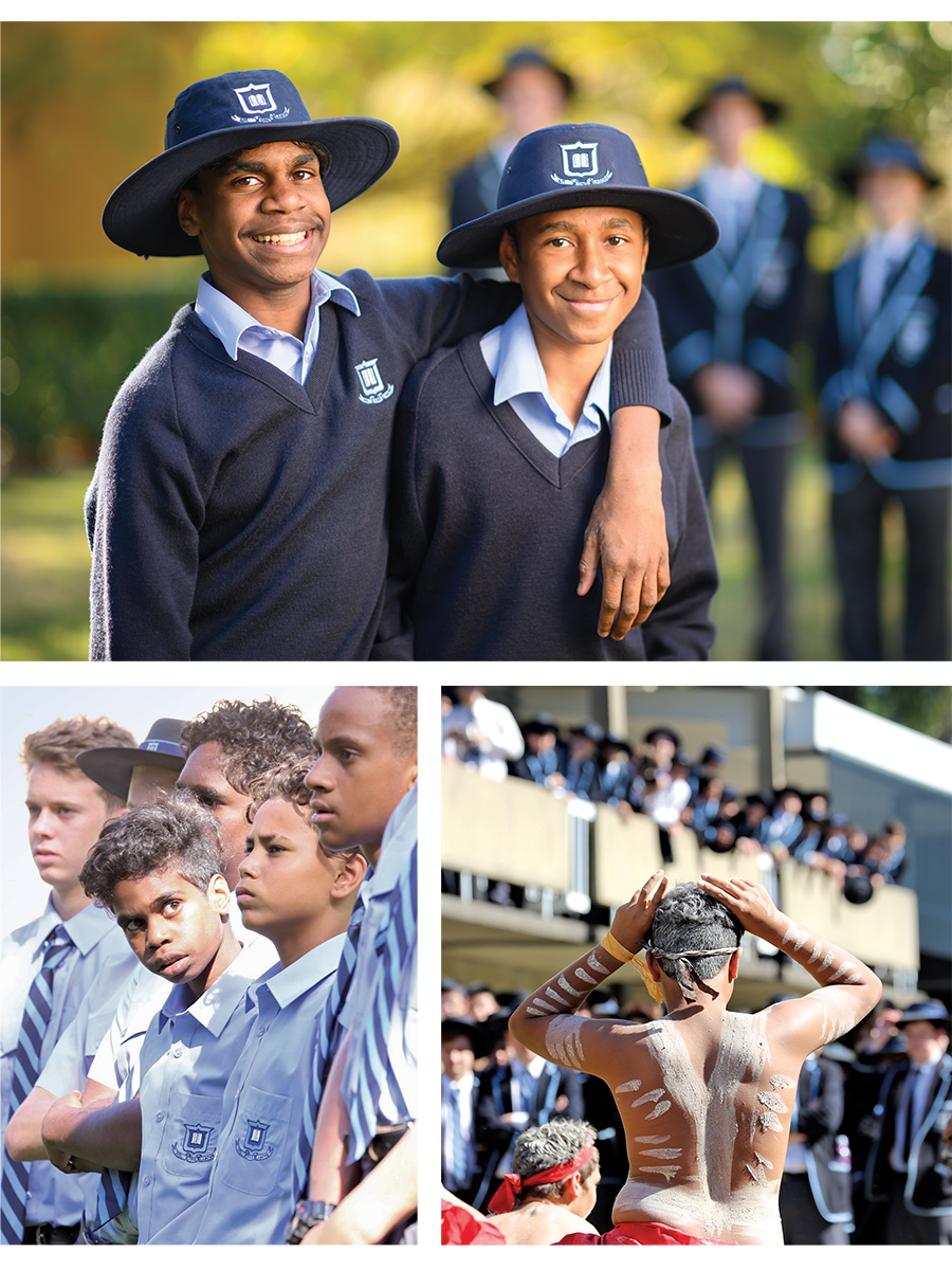 Students at Brisbane Grammar School in Australia